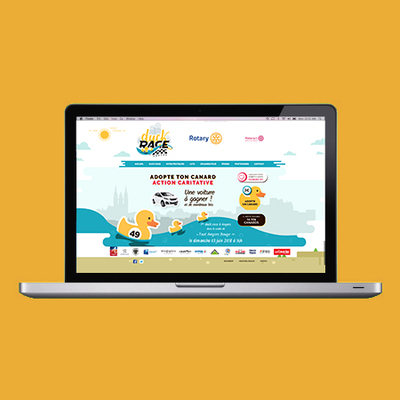 projet duck race site web