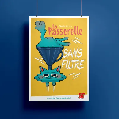 création graphique identité visuelle saison culturelle illustrations programme centre culturel agence de communication