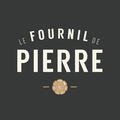 création graphique conception dépliant forme de croix plaquette présentation boulangerie fournil de pierre Loiret