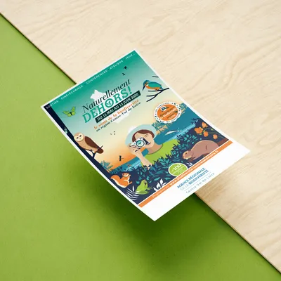 agence régionale biodiversité Centre-Val de Loire création affiche visuel événement identité graphique supports web agence de communication