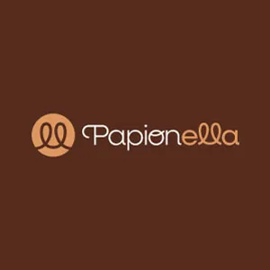 Sébastien papion artisan chocolatier logo de pâte à tartiner Papionella identité visuelle création de logo Orléans marque de chocolat