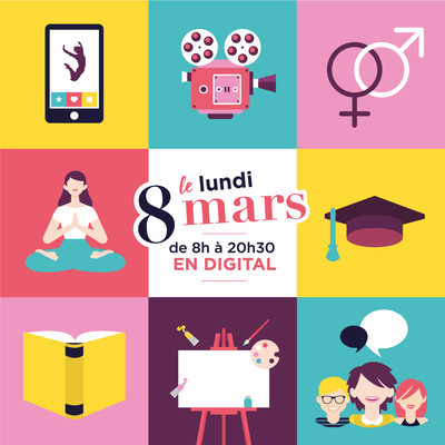 création identité graphique événement rdv voy'elles Orléans culturel agence de communication